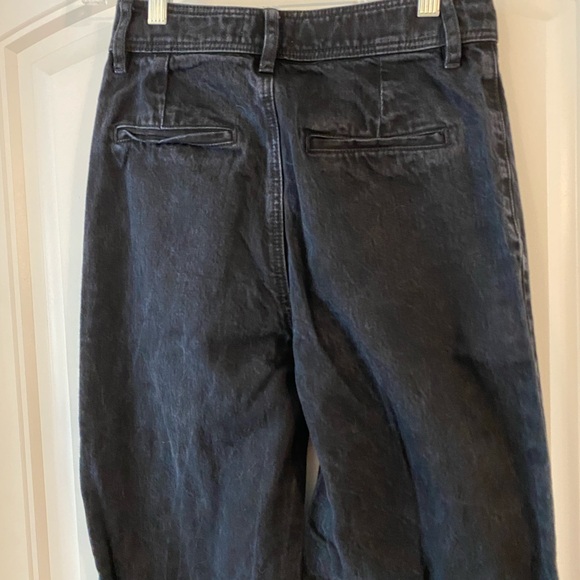 Sezane 70’s Trouser Black High-Waisted Flare Jeans - Picture 6 of 9